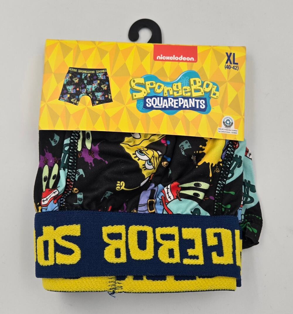 New Bioworld SpongeBob SquarePants Men’s Boxer Briefs Size XL (40-42) Mr. Krabs